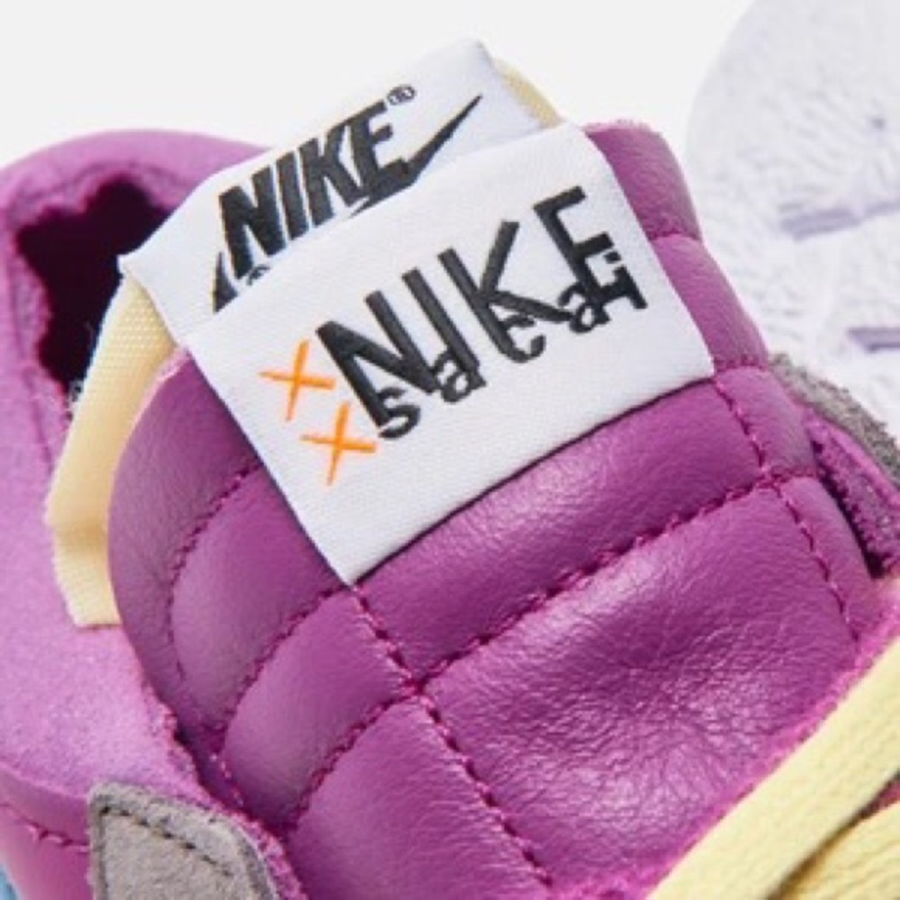 🔥🔥🔥 Like New NIKE SACAI KAWS Blazer Low Purple Dusk Unisex Sneakers 🔥🔥🔥 - Picture 15 of 17